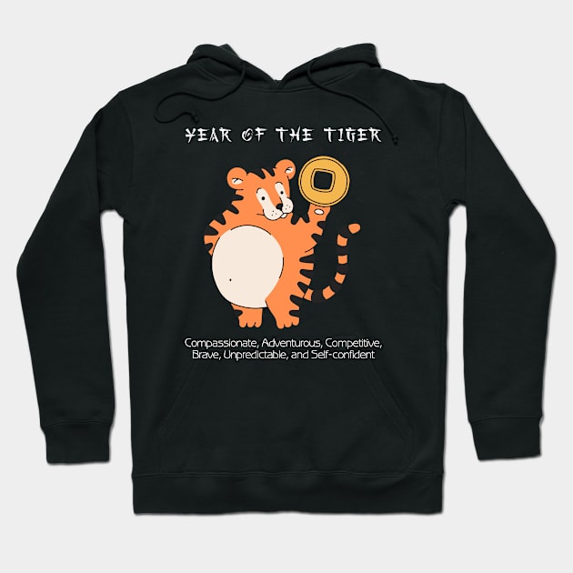 Year Of The Tiger Hoodie by MasliankaStepan